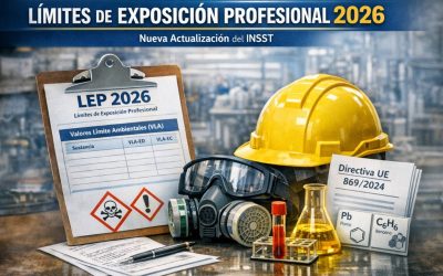 Nuevos Límites de Exposición Profesional 2026: el INSST publica la actualización anual
