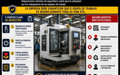¿Cumple tu maquinaria con el Real Decreto 1215/1997? Claves para garantizar la seguridad de los equipos de trabajo