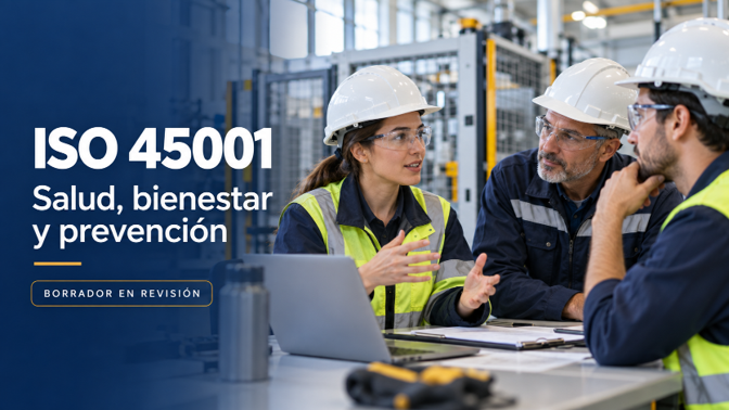 ISO 45001 salud, bienestar y prevención
